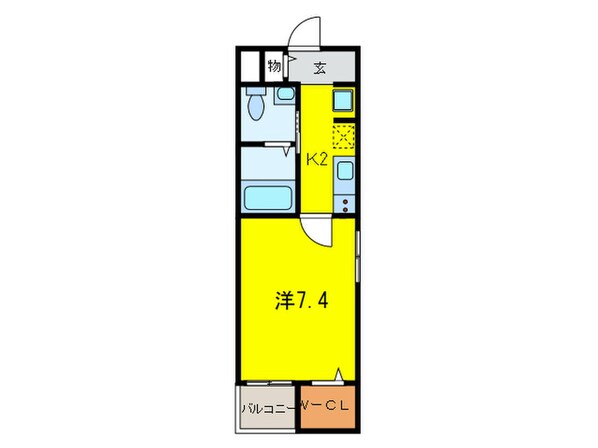 ナガラの物件間取画像